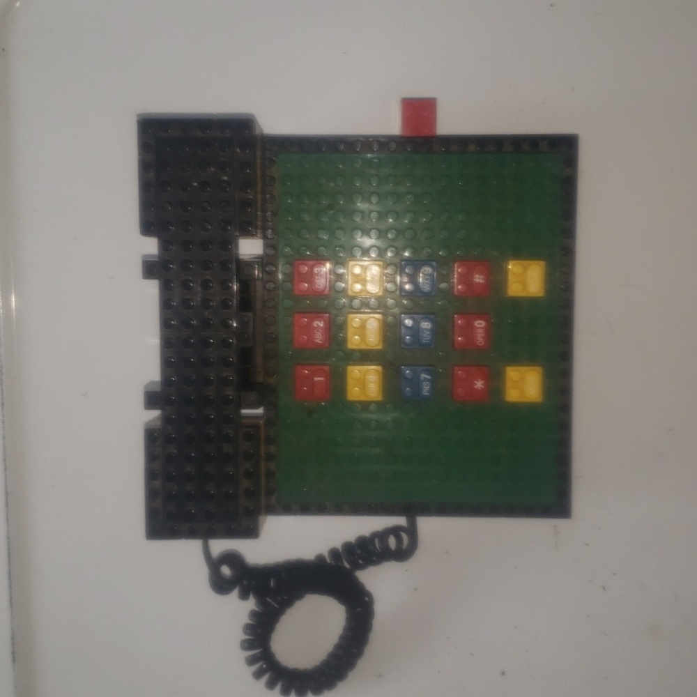 TYCO SuperBlocks Lego Vintage Phone